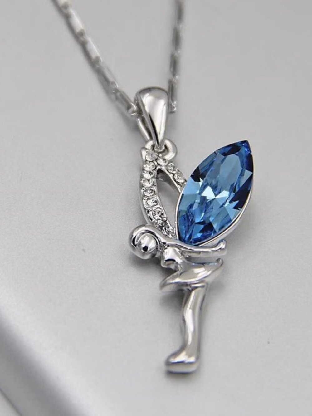 NEW Fansing Blue Fairy Necklace
